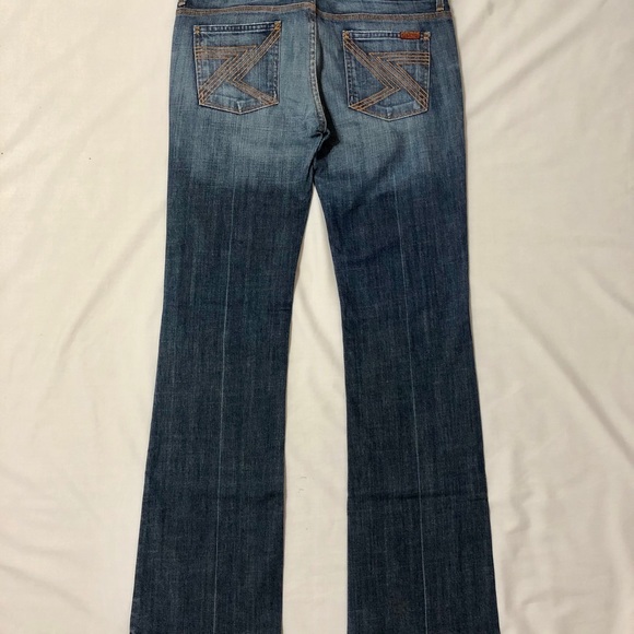 EUC- 7FAM Women’s Flynt Low Rise Bootcut Jeans- 30 - Picture 6 of 8